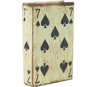 Biscottini - 7 Picche - L10xPR3xH14 - Scatola Porta Carte Da Gioco - Elegante - Robusta - Compatta
