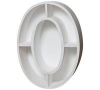 Biscottini Bacheca Evergreen-House con mensole da Muro L46,5xPR18,5xH63,5 - Libreria per Oggetti per la casa - Bacheca da Parete Porta profumi - Vetrinetta espositiva