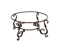 Biscottini Base per tavolo in Ferro 100,5x46,5x100,5 cm | Tavolo ferro battuto giardino | Gambe tavolo in ferro battuto forgiato a mano | Base tavolo piano in Vetro