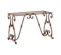 Biscottini Base per tavolo in Ferro 108x49x74 cm | Tavolo per esterno | Base tavolo anticata | Sruttura base tavolo | Base tavolo piano in Vetro