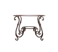 Biscottini Base per tavolo in Ferro 125x125x78 cm | Tavolo per esterno | Base tavolo piano in Vetro | Struttura tavolo | Base tavolo anticata