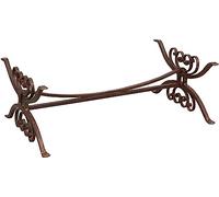 Biscottini Base per tavolo in Ferro, Tavolo ferro battuto giardino, Gambe tavolo in ferro battuto forgiato a mano, Base tavolo piano in Vetro, Base tavolo esterno e interno