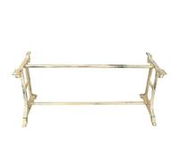 Biscottini Base tavolo in ghisa finitura anticata Molto stabile, robusta Offerta Speciale