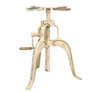 Biscottini base per tavolo in ghisa L148XPR58XH70 cm | Base tavolo da pranzo anticata | Tavolo Liberty esterno e interno | Base tavolo piano in Vetro