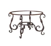 Biscottini Base Tavolo Consolle Ferro Battuto Forgiato a Mano D80 H46 per