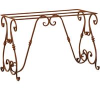 Biscottini Base tavolo in ferro pieno L130xPR60xH70 cm. forgiato mano trattato, Offerta