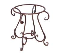 Biscottini Base tavolo in ferro pieno rotonda diametro 65xH60 cm. forgiato mano trattato,