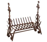 Biscottini Braciere Ferro Battuto Lavorato a Mano 98x59x90 Comodo Pratico