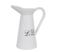 Biscottini Brocca in porcellana bianca decorata "Le Bain Paris" L22,5XPR14,5XH25,5 CM - Decorazioni per la casa - Caraffa acqua - Caraffa - Brocca acqua