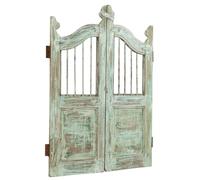 Biscottini Cancello in legno massello e ferro, da interno e da esterno