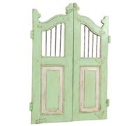 Biscottini Cancello in legno massello e ferro, da interno e da esterno Molto solido robusto