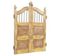 Biscottini Cancello in legno massello e ferro, da interno e da esterno Molto solido robusto