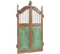 Biscottini Cancello in legno massello e ferro, da interno e da esterno Molto solido robusto