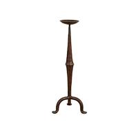 Biscottini candeliere in ferro 44x16x16 cm | Portacandele ferro | Candelabri antichi | Candelabri Shabby | Candelabro da terra e da tavolo Candeliere a piantana