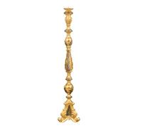 Biscottini CANDELIERE IN LEGNO FINITURA FOGLIA ORO ANTICATO E NERO MADE IN ITALY Offerta