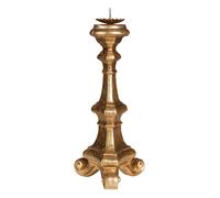 Biscottini Candeliere in legno finitura foglia oro Made in Italy L19XPR19XH40 realizzata