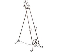 Biscottini Cavalletto Pittura Porta Quadri Da pavimento 150x53x96 - Leggio Porta Menu - Cavalletto pittore - Espositore Pubblicitario in Ferro - Portamenu Ristorante - Supporto Lavagne Terra