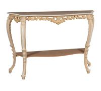 Biscottini Consolle Biscottini Legno Finitura Grezza Made Italy 130x36x88 Arredo Casa