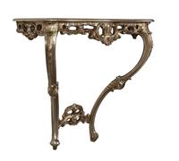 Biscottini CONSOLLE IN LEGNO FINITURA FOGLIA ARGENTO ANTICATO MADE IN ITALY dimensioni