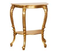 Biscottini CONSOLLE IN LEGNO FINITURA FOGLIA FOGLIA ORO ANTICATO MADE IN ITALY dimensioni