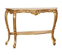 Biscottini CONSOLLE IN LEGNO FINITURA FOGLIA ORO ANTICATO MADE IN ITALY dimensioni