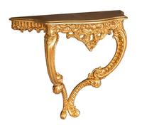 Biscottini CONSOLLE IN LEGNO FINITURA FOGLIA ORO ANTICATO MADE IN ITALY dimensioni