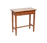 Biscottini Consolle ingresso shabby 73x36,5x75 cm Made in Italy | Tavolino ingresso in legno massello di tiglio