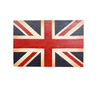 Biscottini Dipinto a Mano Olio su Tela Bandiera UK