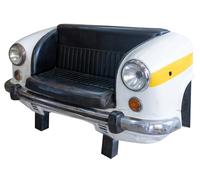 Biscottini Divano Vintage in Ferro 161x85x84,5 - Divano 2 posti Macchina D'epoca - Arredamento Industriale