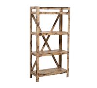 Biscottini Etagere Shabby in ferro finitura naturale anticata realizzato ferro. dimensioni