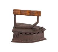 Biscottini Ferro da Stiro a Carbone 14,5x13,5x9,5 cm - Soprammobile Vintage in Ghisa - Oggetti Decorativi