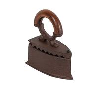 Biscottini Ferro da stiro a carbone 15,5x13,5x6 cm | Ferro soprammobile vintage | Ferro da stiro in ghisa | Oggetti vintage | Soprammobili vintage