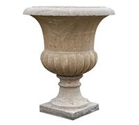 Biscottini Fioriere da Esterno Grandi in Pietra 65x65x78 cm | Vaso Alto da Esterno Originale e Decorativo | Vasi Grandi da Esterno