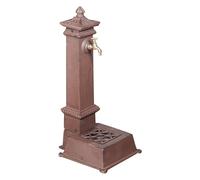 Biscottini Fontana in ghisa finitura ruggine anticata L37xPR30xH77 cm