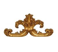 Biscottini Fregio Legno 77x38 cm Made in Italy | Fregi per mobili e pareti | Fregi in Legno Decorativi per mobili e pareti con Finitura Anticata