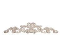 Biscottini Fregio Legno 82x17 cm Made in Italy | Fregi per mobili e pareti | Fregi in Legno Decorativi per mobili e pareti con Finitura Anticata