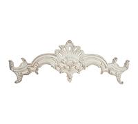 Biscottini Fregio Legno 96x34 cm Made in Italy | Fregi per mobili e pareti | Fregi in Legno Decorativi per mobili e pareti con Finitura Anticata