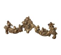 Biscottini Fregio Legno L42,5xPR3,5xH12,5 Made in Italy - Fregi per mobili e pareti - Fregi in Legno Decorativi per mobili e pareti con Finitura Anticata