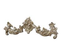 Biscottini Fregio Legno L42,5xPR3,5xH12,5 Made in Italy - Fregi per mobili e pareti - Fregi in Legno Decorativi per mobili e pareti con Finitura Anticata