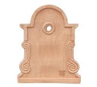 Biscottini Frontone per Fontana da Giardino Esterno L37xPR3xH47 - Frontone per Fontana da Giardino - Arredo Giardino in Terracotta Toscana - Giardino Arredo Esterno Made in Italy