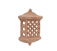 Biscottini Lanterna da esterno in terracotta L25xPR10xH36 cm - Lanterne da Esterno Portacandele Made in Italy - Lanterne per Illuminazione Giardino - Arredo Giardino