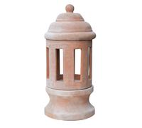Biscottini Lanterna in terracotta toscana 100% Made in Italy interamente Lavorata a Mano L30XPR30XH68 CM