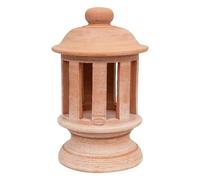 Biscottini - Lanterne da Esterno Grandi 45,5x26,5x26,5 cm Made in Italy - Decorazioni Giardino per Esterno - Lanterne da Giardino Terracotta Toscana