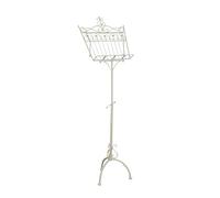 Biscottini Leggio Musicale in Ferro battuto da Pavimento 47x32x140 cm - Cavalletto Espositore Pubblicitario Pieghevole - Porta Libri - Portamenu Ristorante - Leggio per Libri da Tavolo