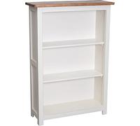 Biscottini Libreria scaffale legno Made in Italy - Scaffali in legno massello L68,5xPR25,5xH98,5 - Scaffale libreria da terra - Scaffali legno - Libreria bianca