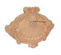 Biscottini Meridiana Solare Terra-cotta Made in Italy - Orologio da Parete Esterno 62x46x5 cm - Orologio Vintage