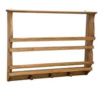 Biscottini PIATTAIA COUNTRY IN LEGNO MASSELLO DI TIGLIO FINITURA NATURALE L85XPR15XH65 CM. MADE IN ITALY