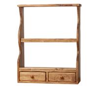 Biscottini Piattaia in legno massello di tiglio finitura naturale L53xPR20xH68 cm. Made in Italy