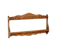 Biscottini Piattaia mensola da muro legno 84,5x11x43,5 cm | Mensola cucina da muro finitura naturale | Scaffale a muro Made in Italy