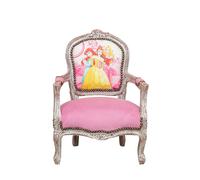 Biscottini POLTRONA DA BAMBINO STILE FRANCESE LUIGI XVI IN LEGNO MASSELLO DI FAGGIO Sedia